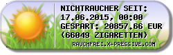 Rauchfrei-Ticker by X-PRESSIVE.COM